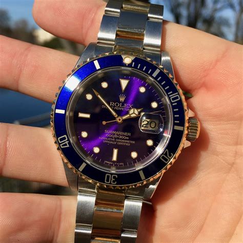 rolex purple face